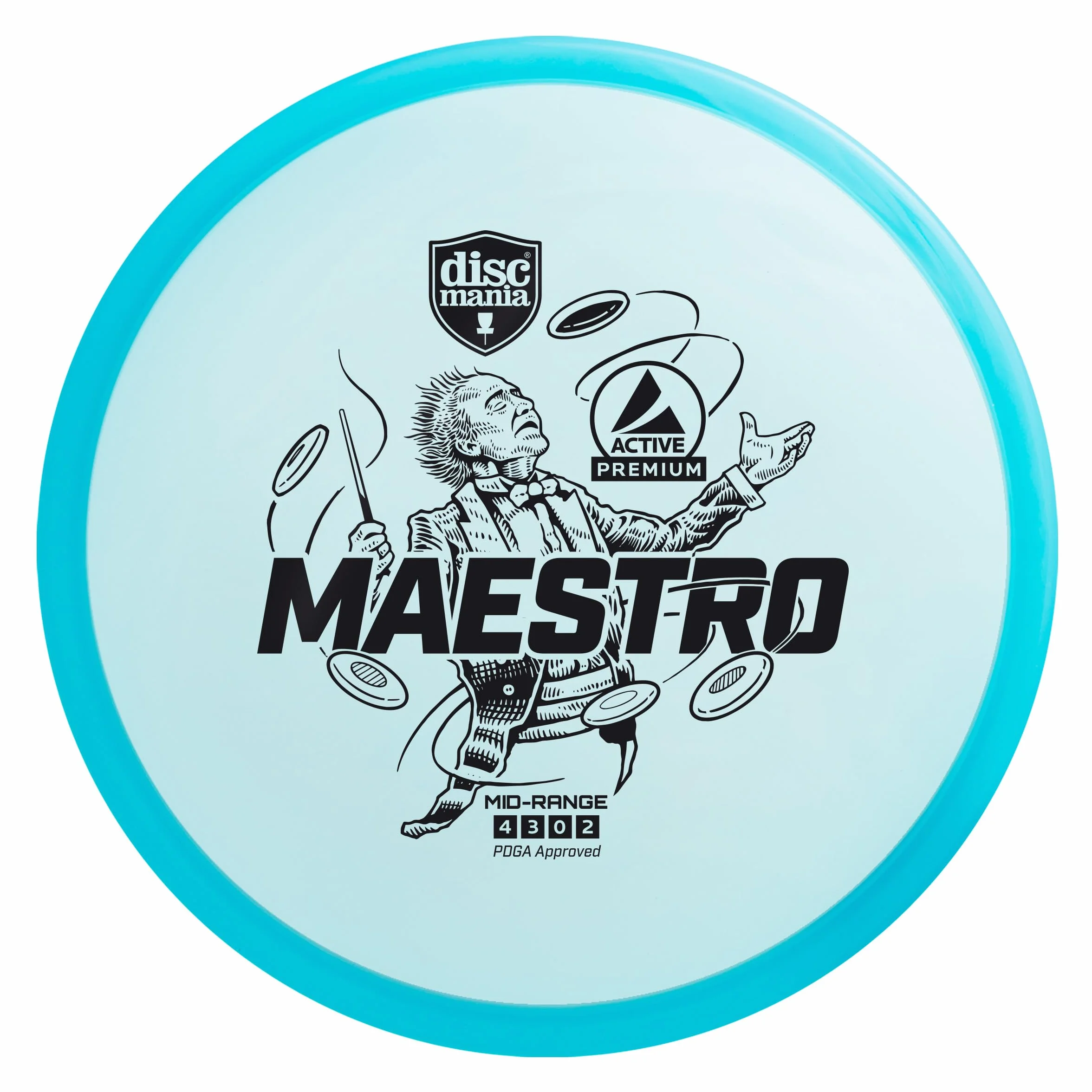 Discmania Premium Line Maestro Mid Range Disc Golf Azul