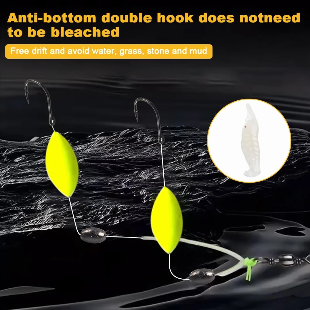 Kit de Pesca de Supervivencia 3 Pack, Compacto Básico con Cebo para Gambas y Accesorios