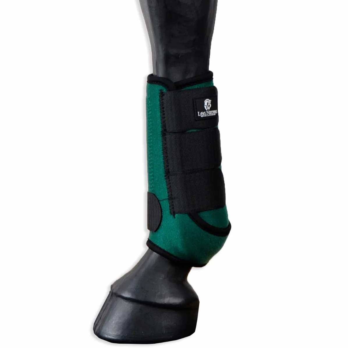 Protector Neopreno & Gel Memory Foam® Los Nietos Dressage |Set de un par | Talla XL | Color Verde | Equipamiento para el caballo | Producto de Guarnicionería | Tradición artesana | Los Nietos