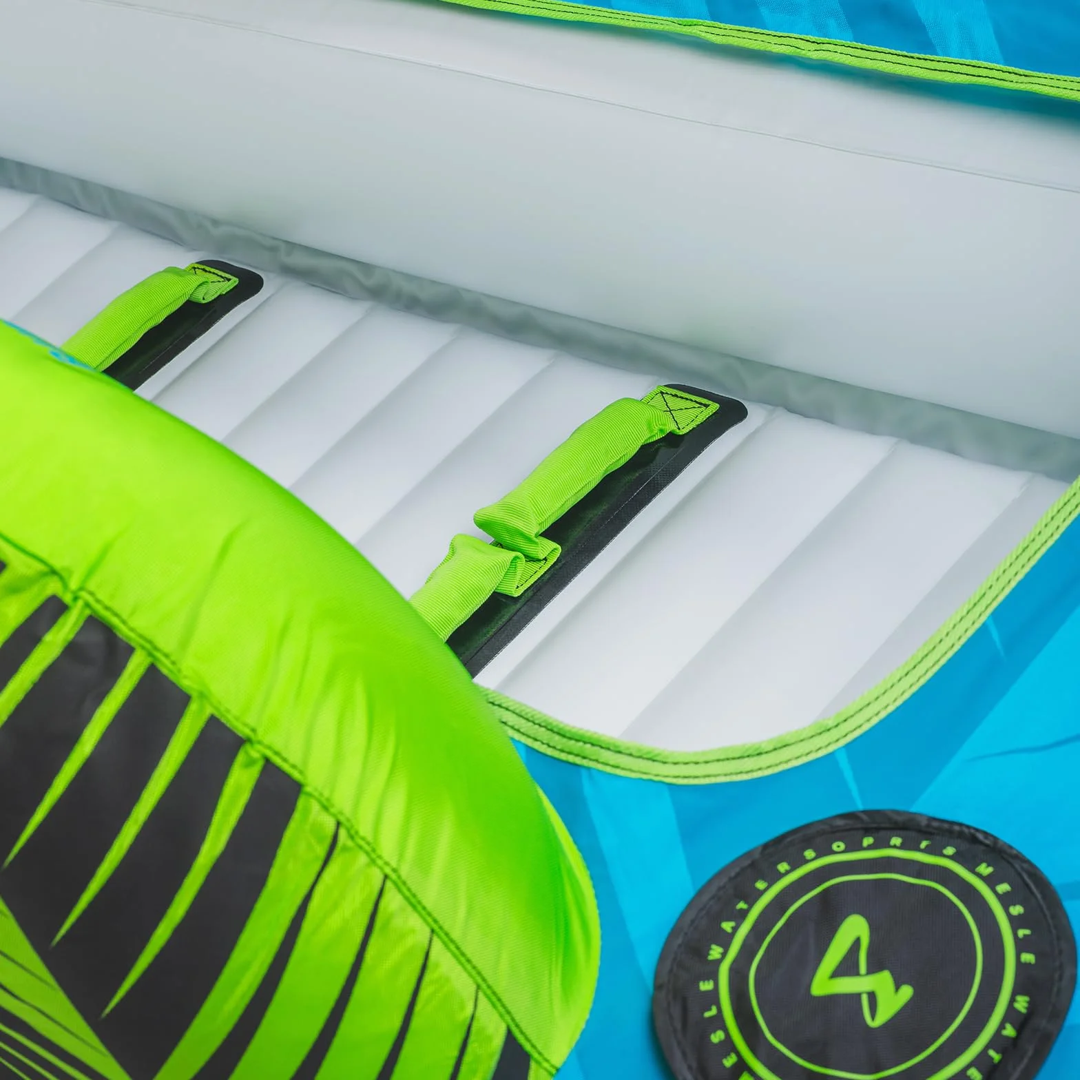 Mesle Flotador de Arrastre Bumper 1-3 Personas Hinchable para Barco y Moto Acuática