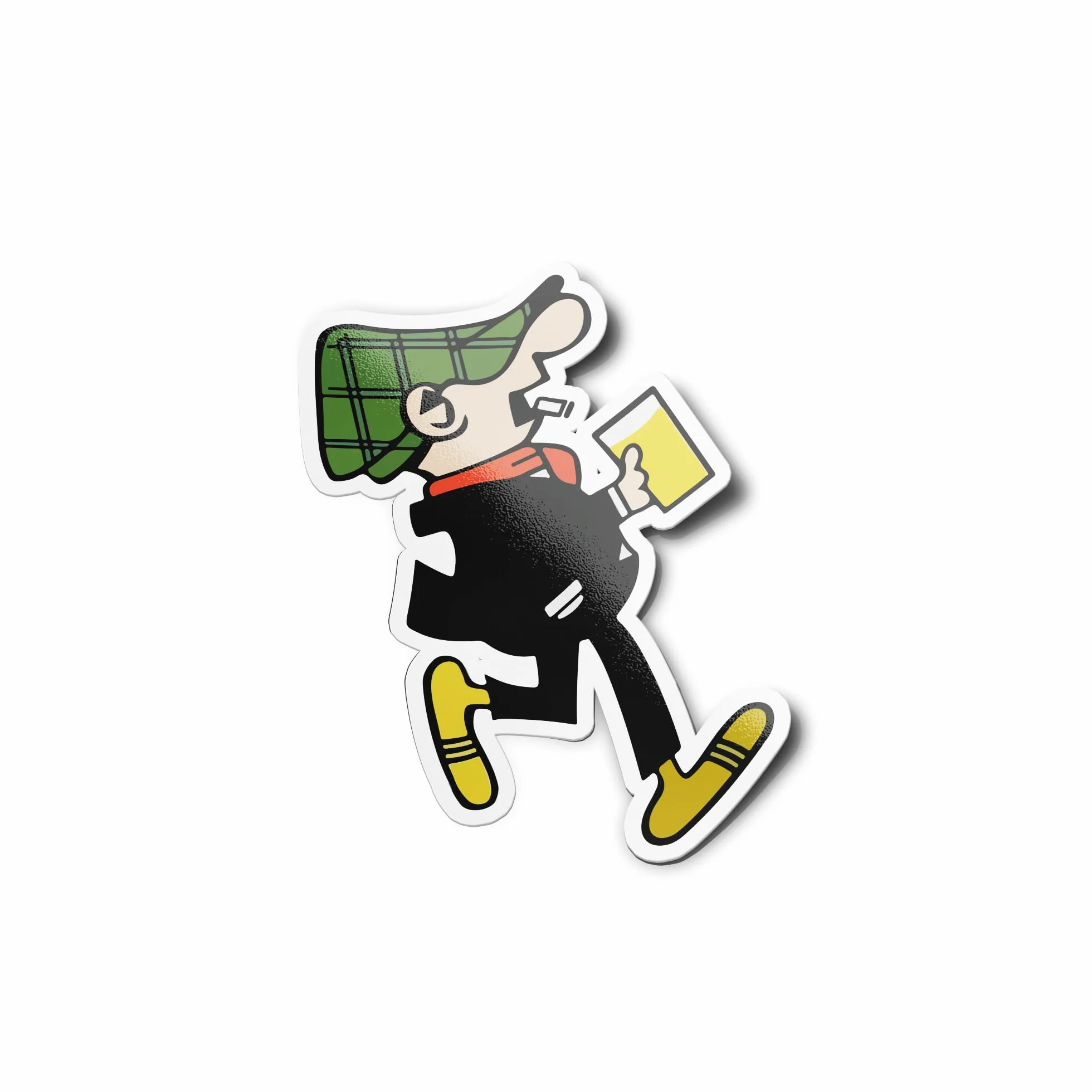 Andy Capp naklejki samoprzylepne 9 cm winyl wodoodporne UV