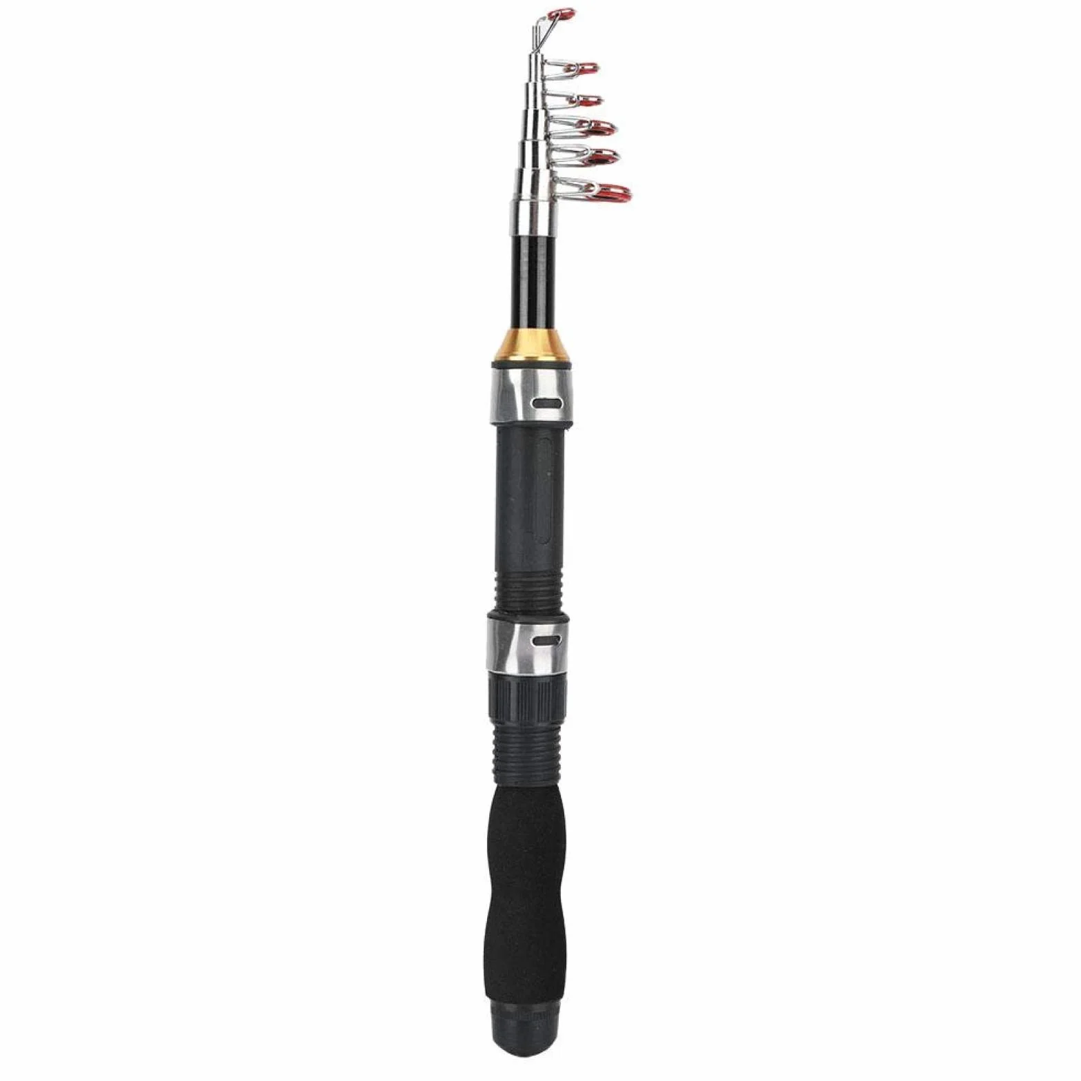 Bnineteenteam Mini Caña de Pescar 1.5 m Hielo Vidrio 2-6 lbs
