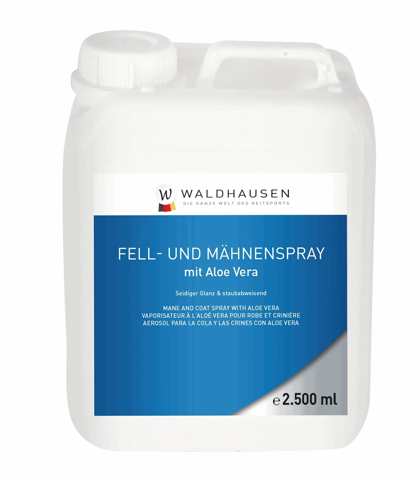 Waldhausen Pflegeserie Spray para pelo y crines con aloe vera, 2500 ml