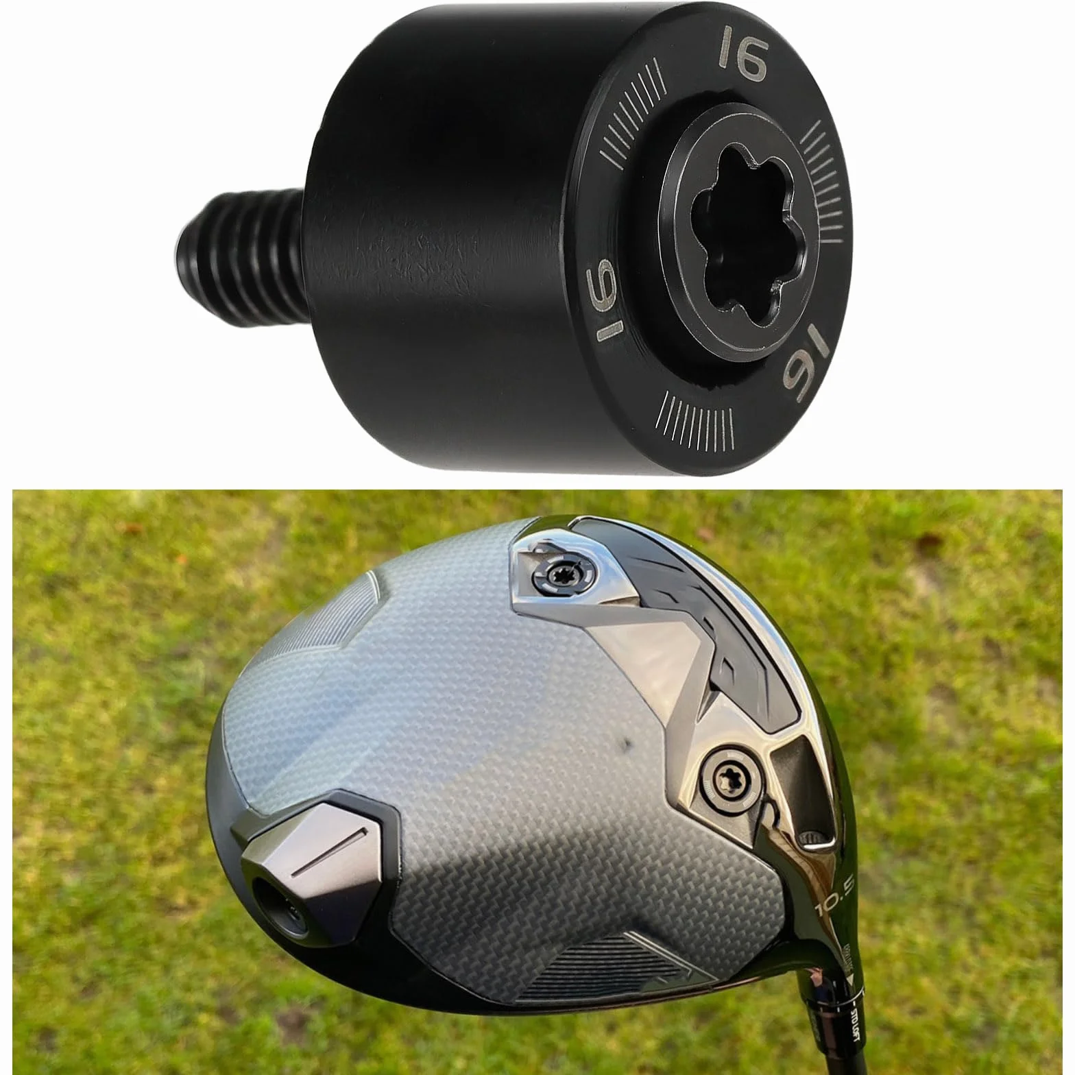 Peso de Golf de 16 G Compatible con Taylormade Qi35 LS Qi35 Designer Black