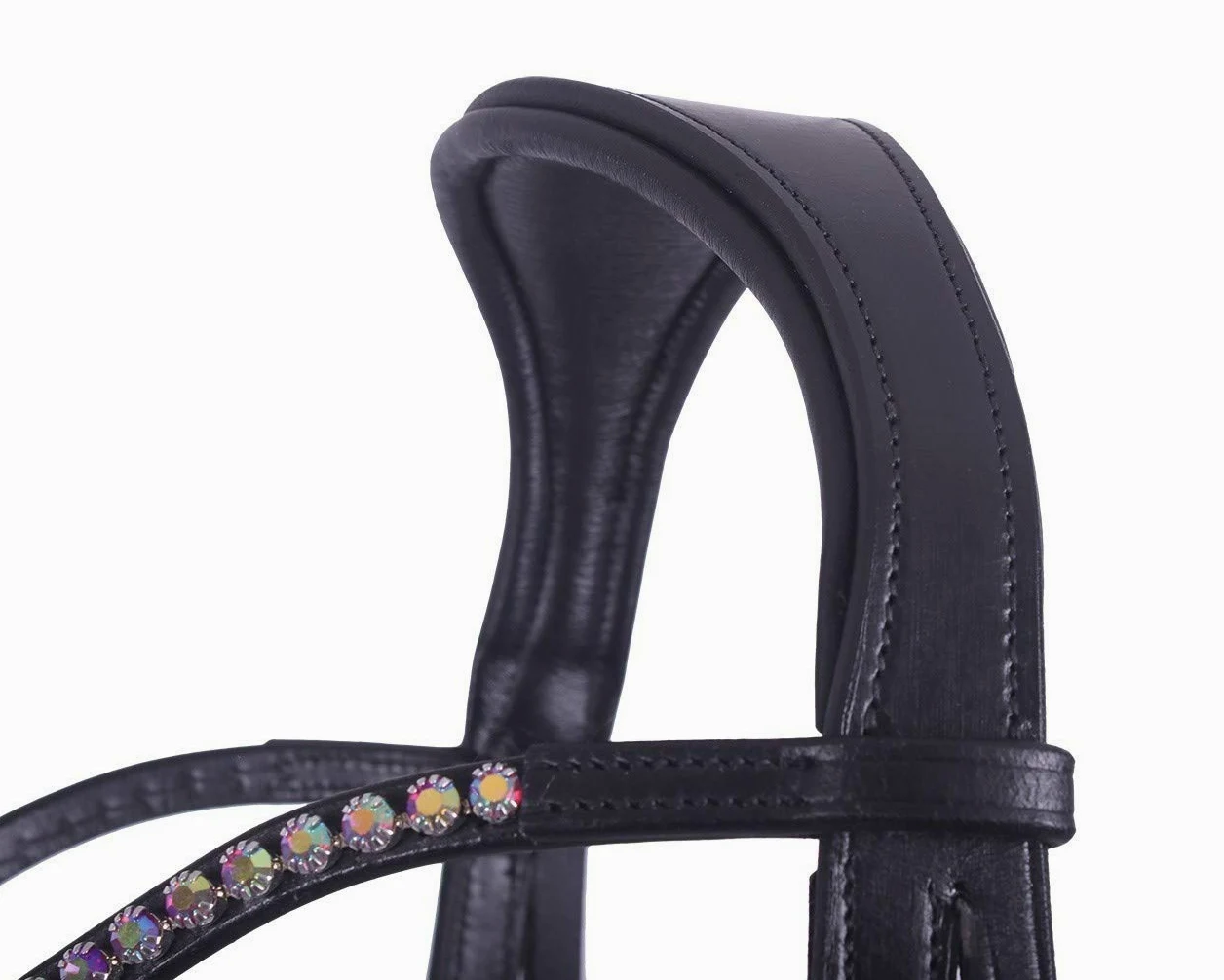 QHP Sunna - Trenza sin mordeduras, talla: WB, color: negro