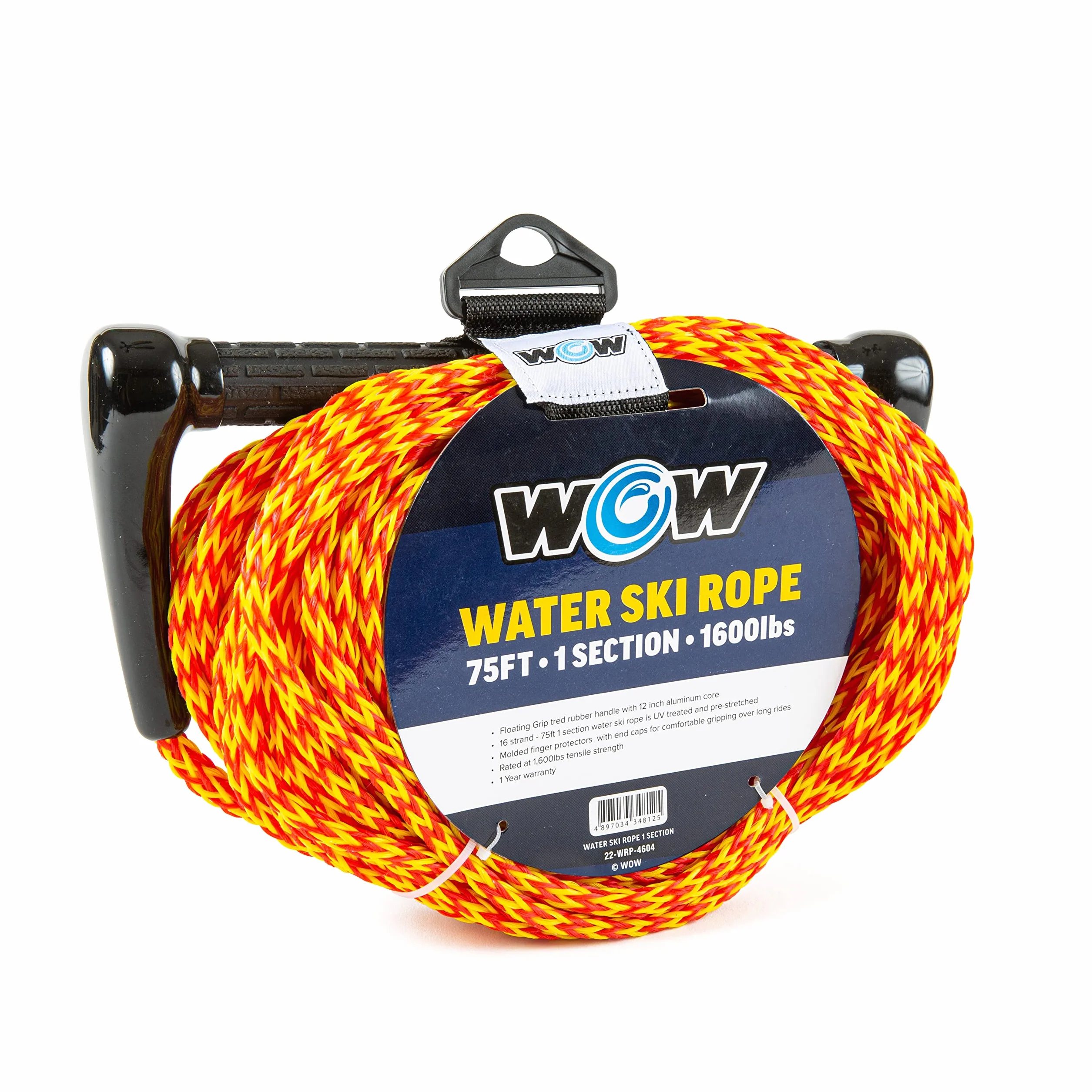 Wow Sports Cuerda de Remolque Wakeboard 75 Pies