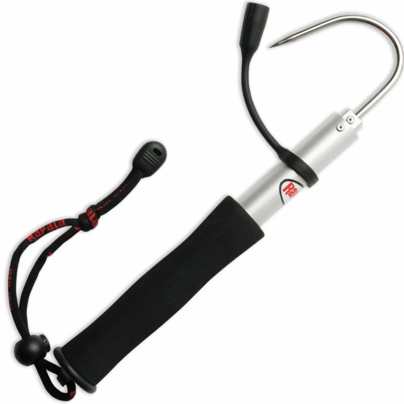 Rapala ProGuide Fishing Gaff Garfio Telescópico Aluminio 60cm Extendido 25cm Plegado Gris/Negro