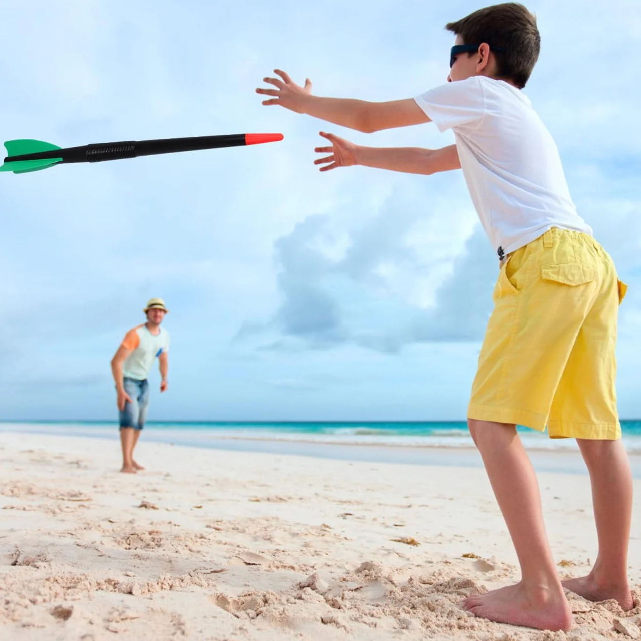 SUPVOX Javelina de plástico ligero 500g para niños entrenamiento lanzamiento