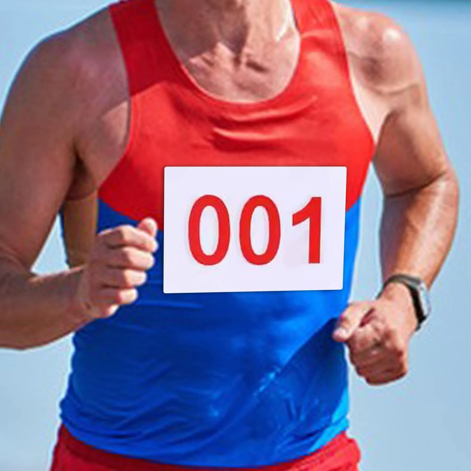 Dorsales Deportivos Numerados, 100 Piezas