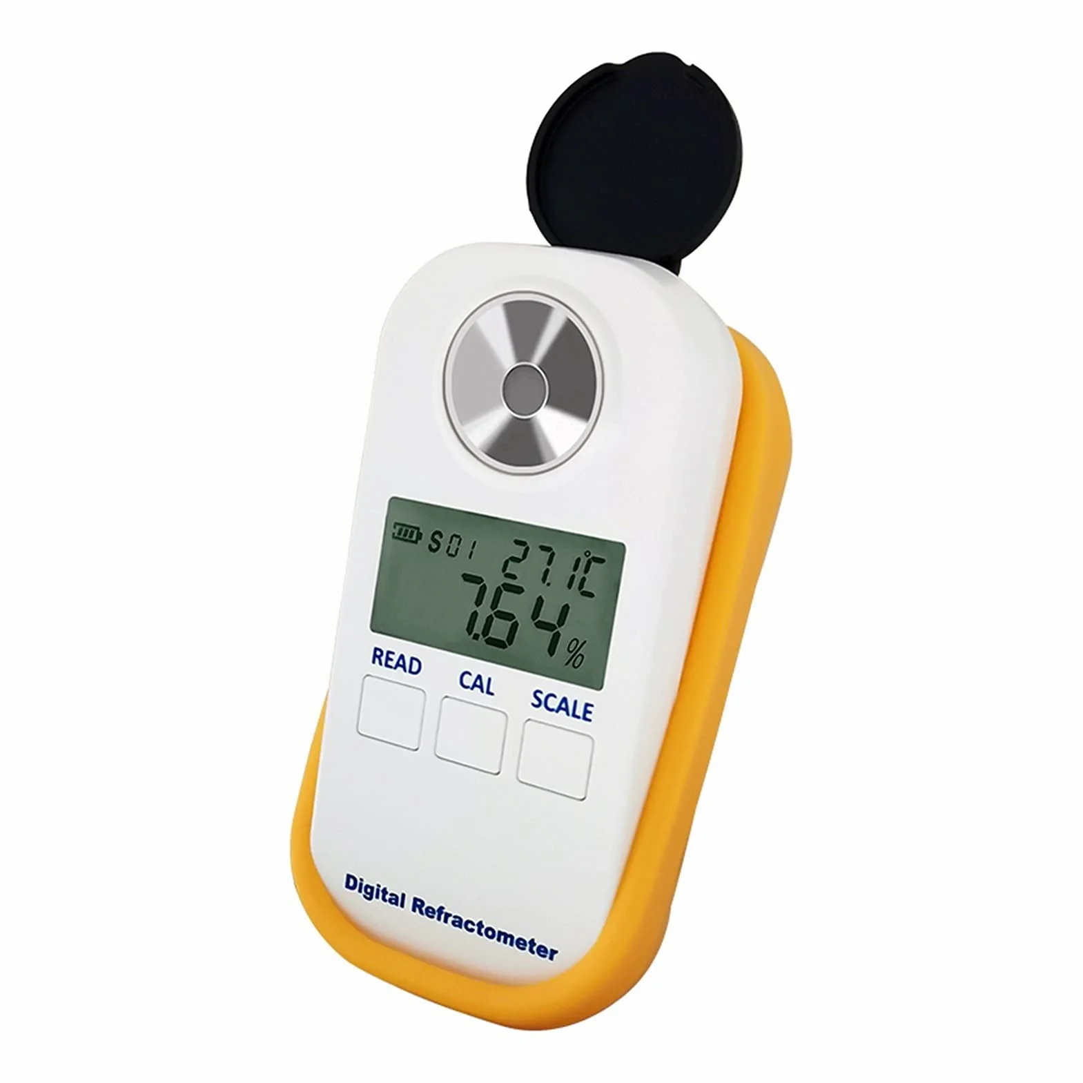 YZACK Refractómetro de orina Digital electrónico Orina Medidor de Gravedad específico Suero Detector de proteínas Tester Urinómetro Hidrómetro de orina