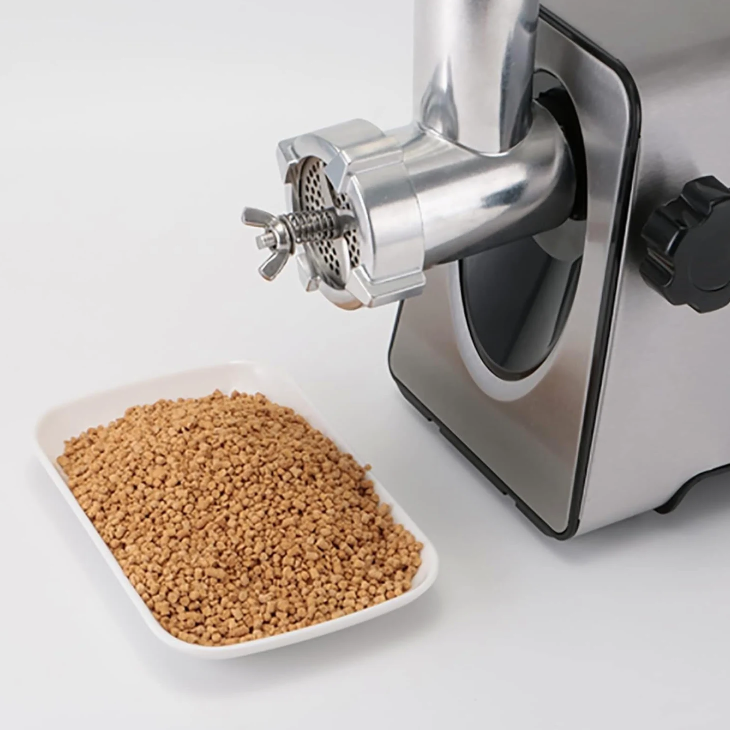 Máquina eléctrica de pellets de alimentación para animales, máquina de pellets de acero inoxidable para hacer piensos de gatos, perros, pájaros, peces, piensos para animales de granja, peletizador de