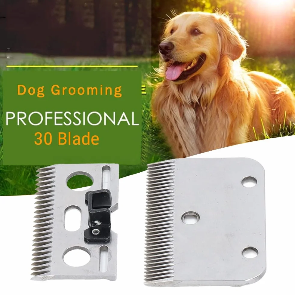 Cuchillas de Esquiladora Caballos, 35 Dientes Horse Clipper Blades Profesionales, Acero Inoxidable Set de Cuchillas de Recambio Universales, para Caballos Perros Burros Mulos Cabras Ganado