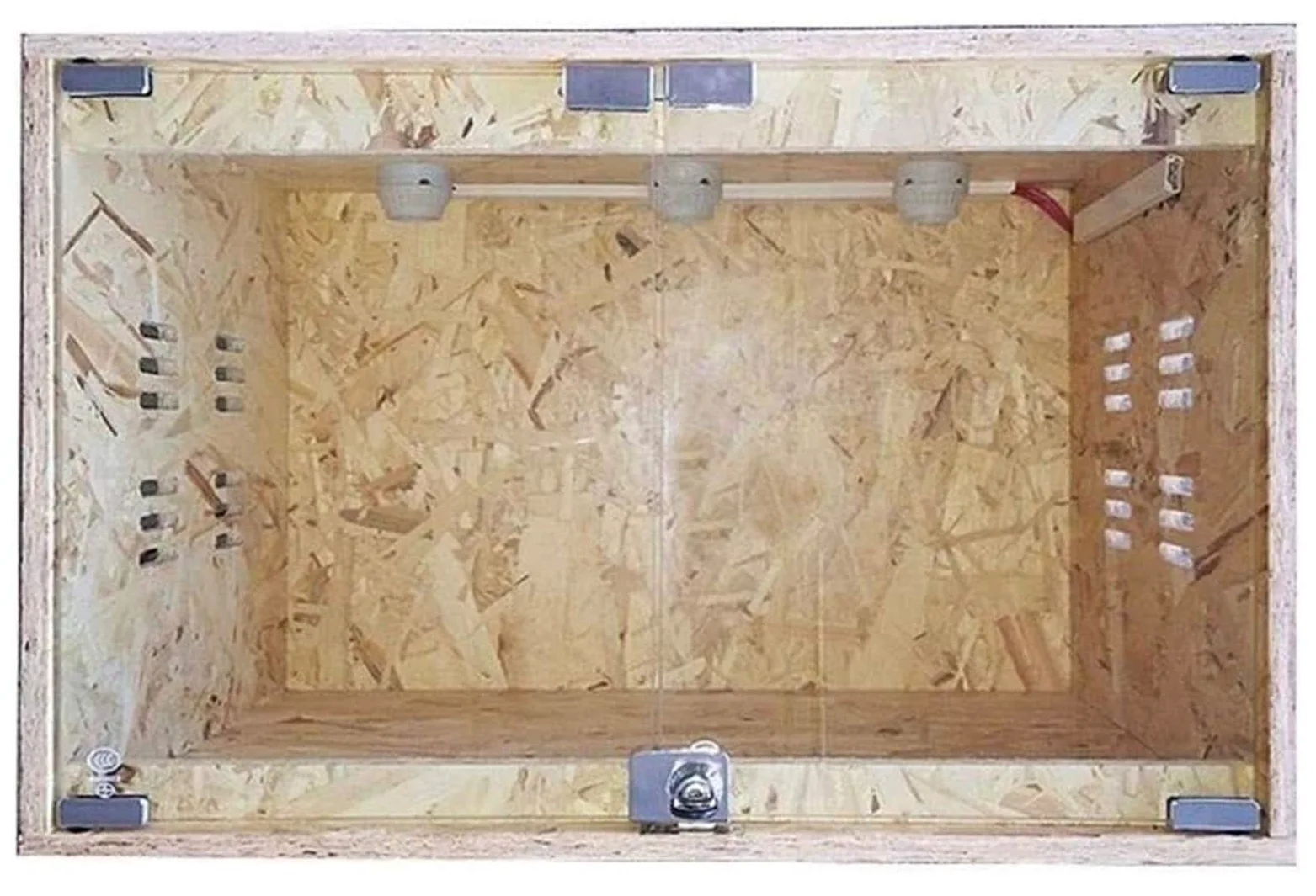 Tanque Anfibio pequeño portátil, terrario para Reptiles de Oficina, Caja, Tanque de hábitat para Reptiles, Caja de Transporte para Reloj con Jaula para Tortugas, lagartos y Serpientes