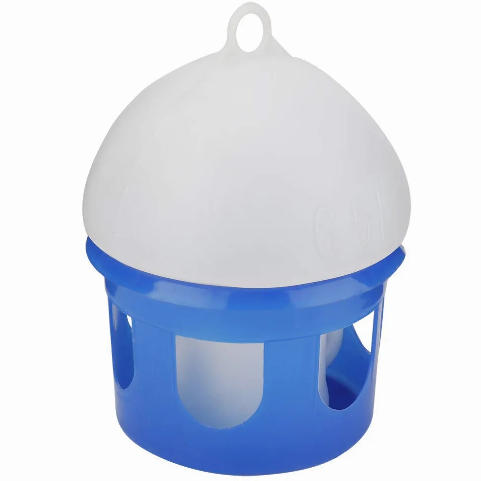 TOPINCN 2 Comederos Automáticos para Pájaros y Palomas, Dispensador de Agua de 6,5 L, Contenedor de Agua para Mascotas, Dispensador de Comederos Automáticos de Agua