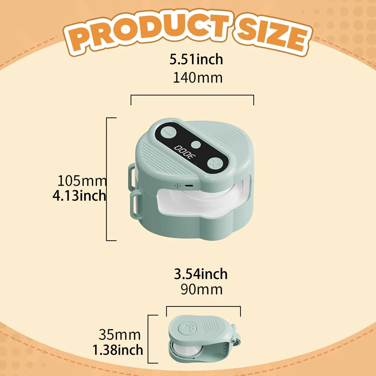 Juguete Interactivo para Gato Electrónico Portátil con Sonido Analógico Autojuego Automático Y Recargable USB Ajustable por Control Remoto Material PP, Verde