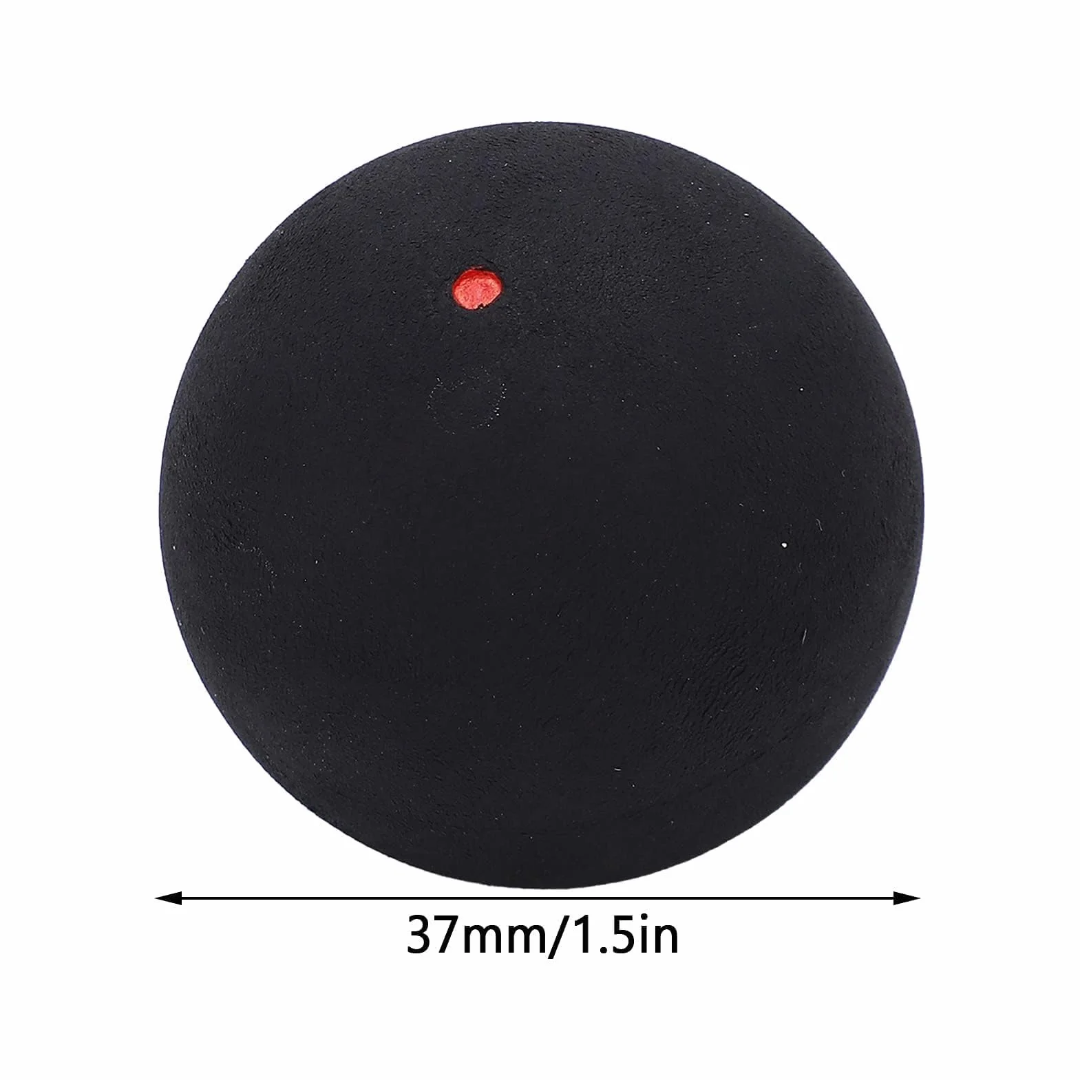 Agatige Pelota de Squash de 37 mm para Principiantes Entrenamiento Competición