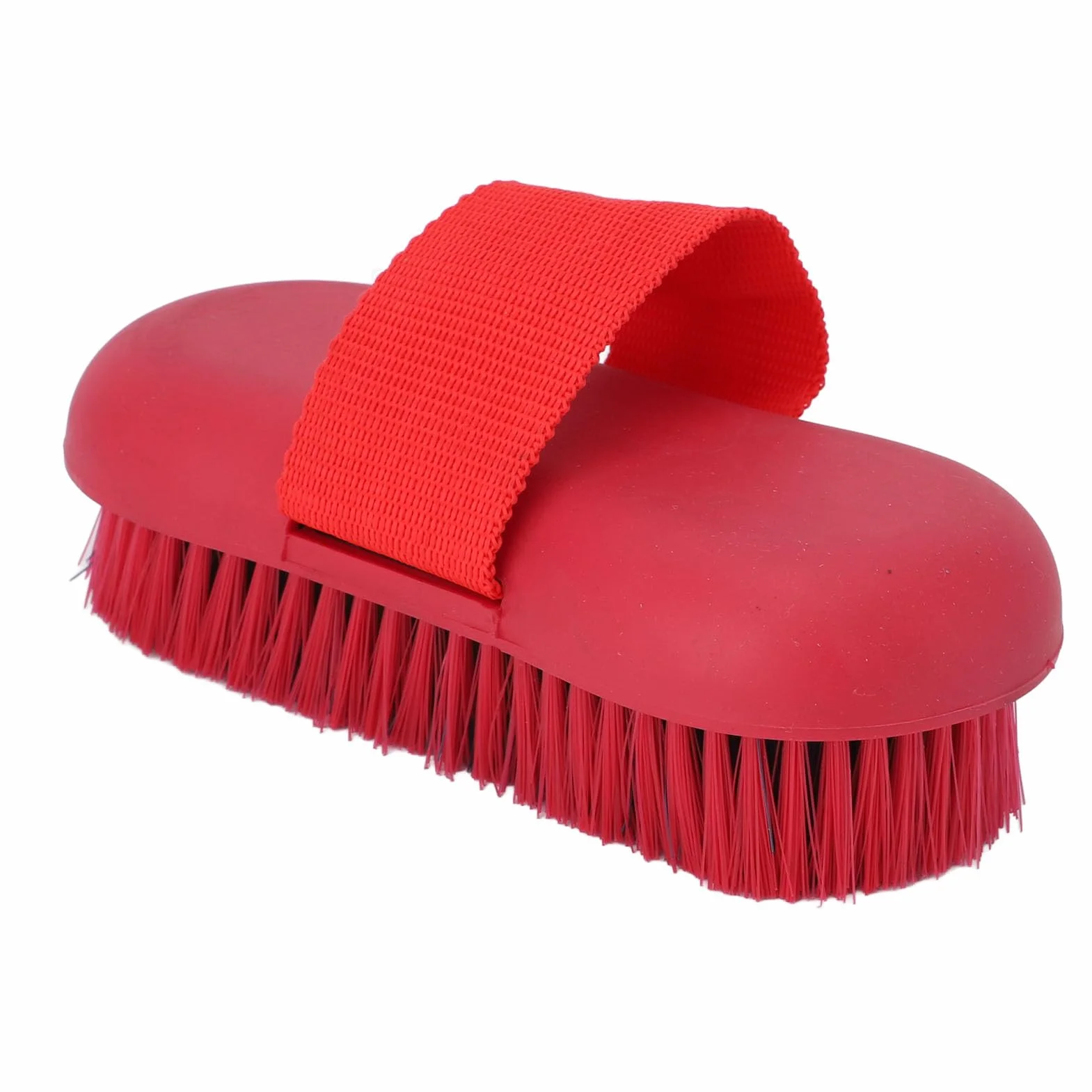 Cepillo de Aseo para Caballos, Esponja de Limpieza Corporal con Agarre Ergonómico para Baño y Cuidado de Mascotas y Hogar