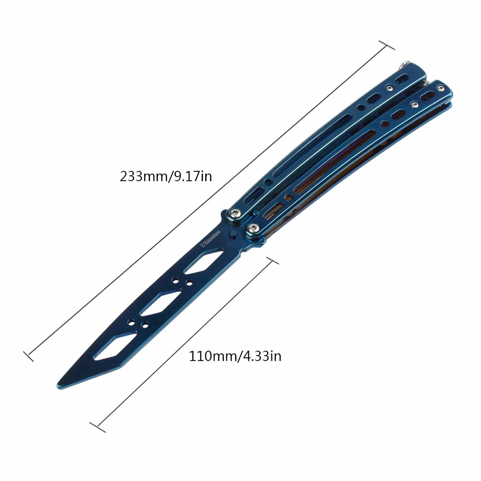 Cuchillo de mariposa de entrenamiento de acero inoxidable CS/HDD29