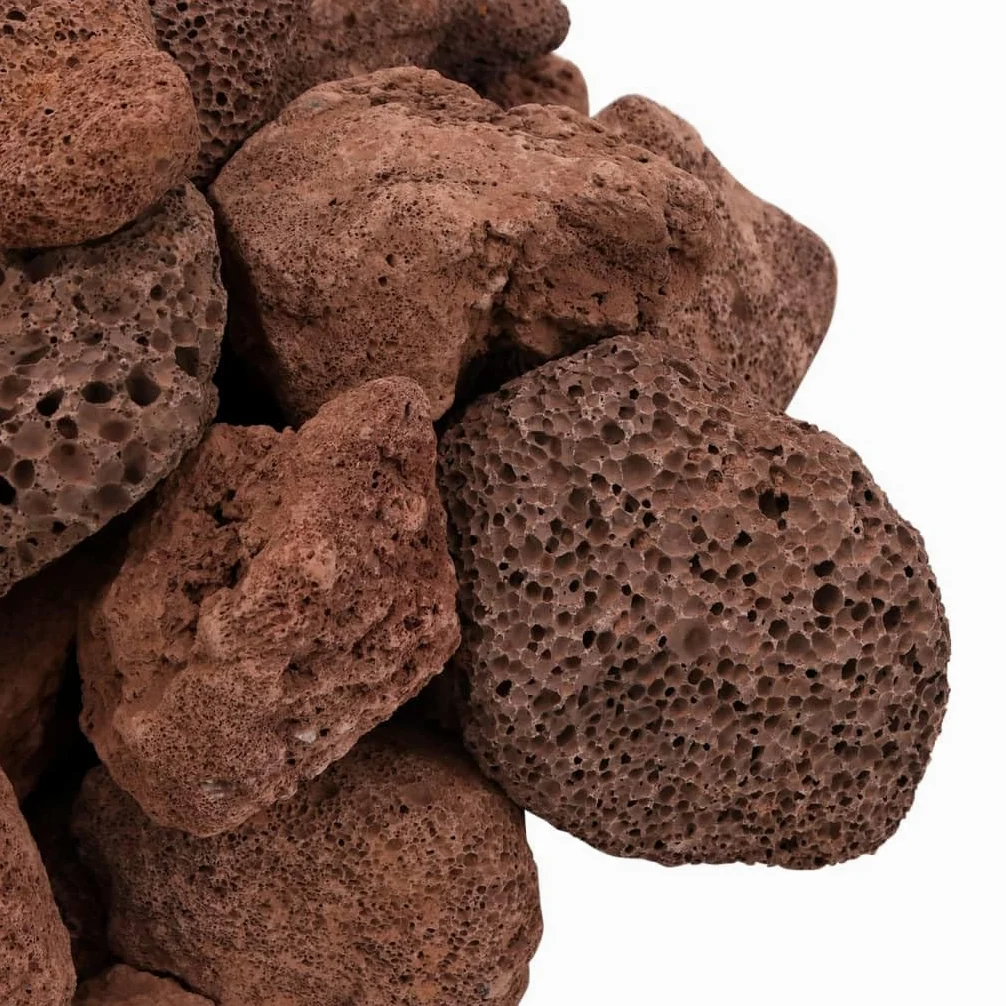 Genérico Rocas volcánicas Rojas 25 kg 5-8 cm,Producto para Mascotas y Animales,Productos para Mascotas,Productos para Peces,Decoración de acuarios-3217179