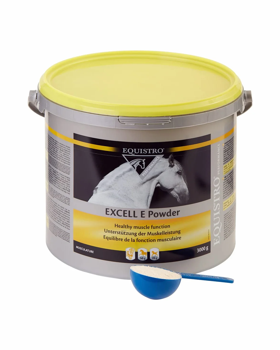 Equistro Excell E, polvo