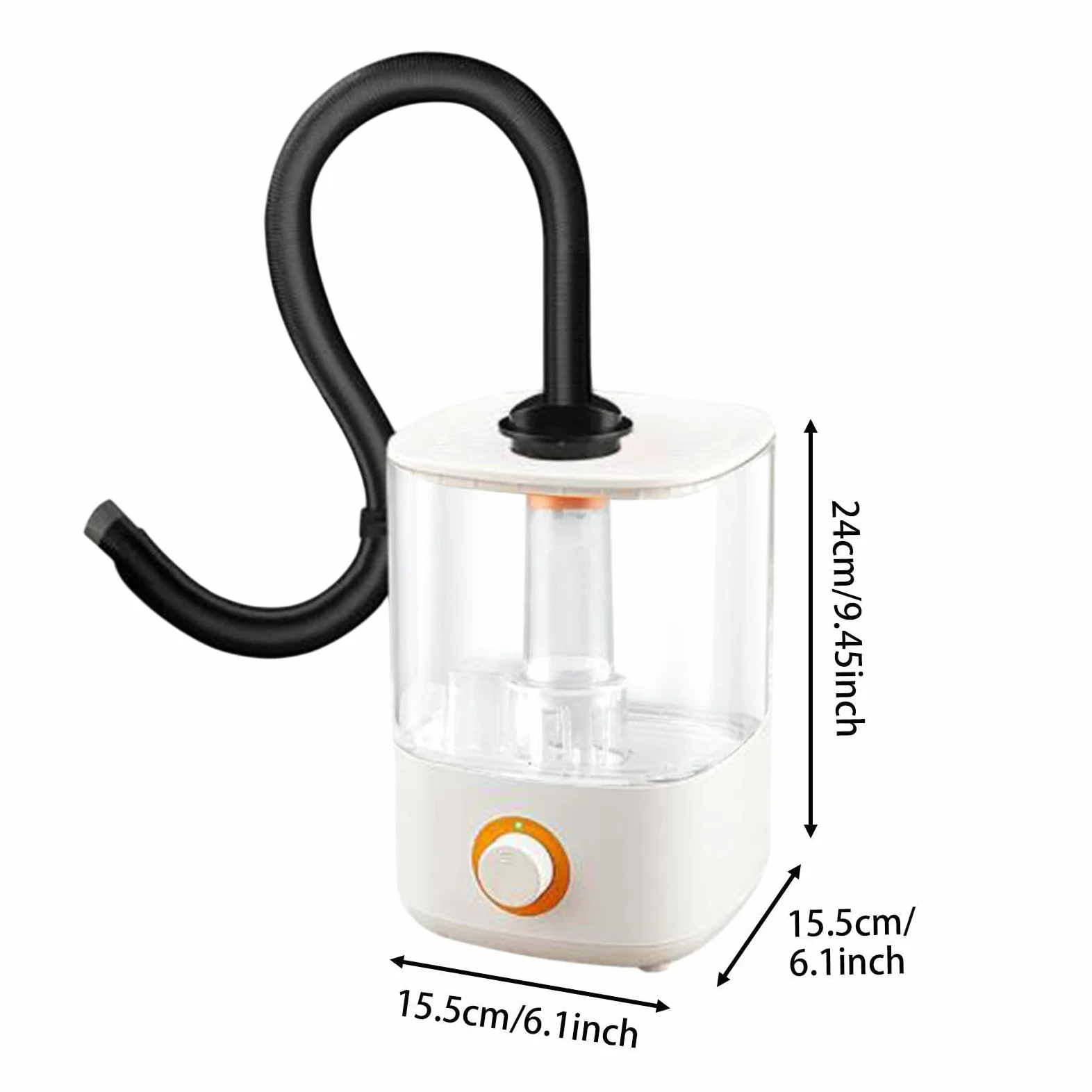 Reptile Humidificador con Capacidad de Niebla Ajustable Depósito Grande Extensible Y Función de Apagado Automático Adecuado para Anfibios Rep