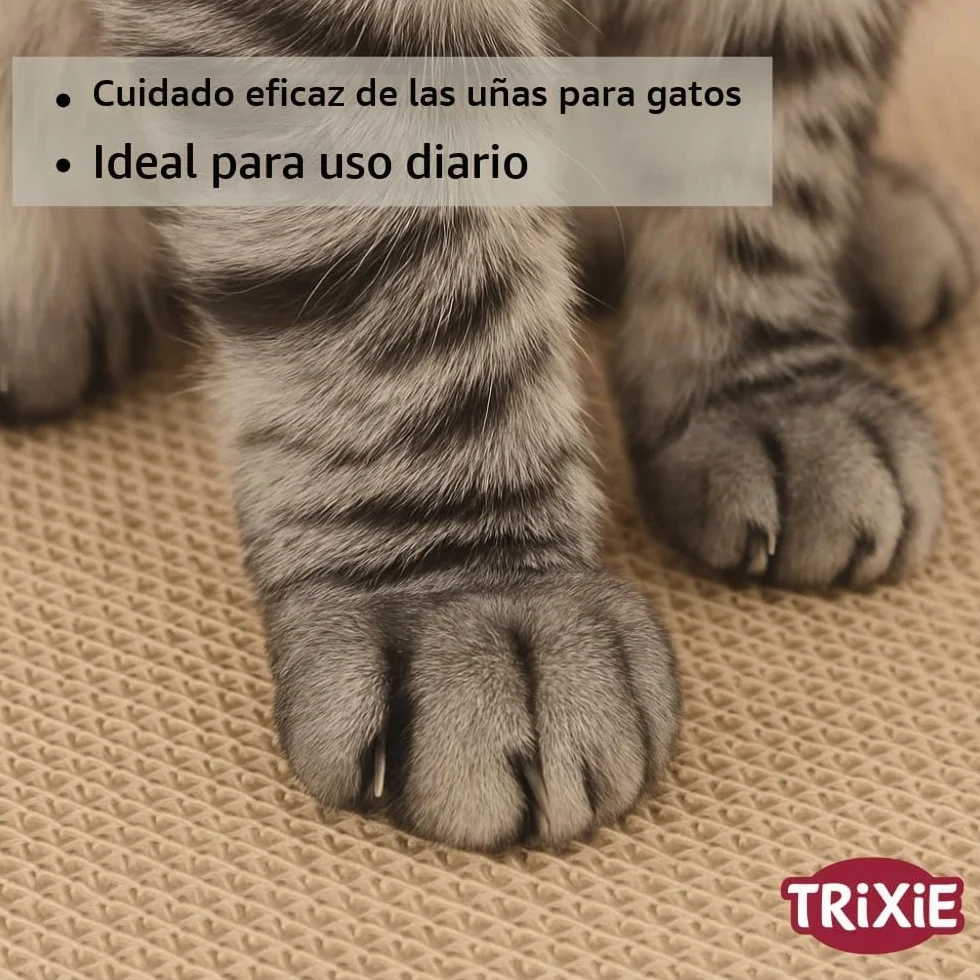 Trixie Wild Cat arañazos cartón, 41 x 24 x 7 cm), color rojo