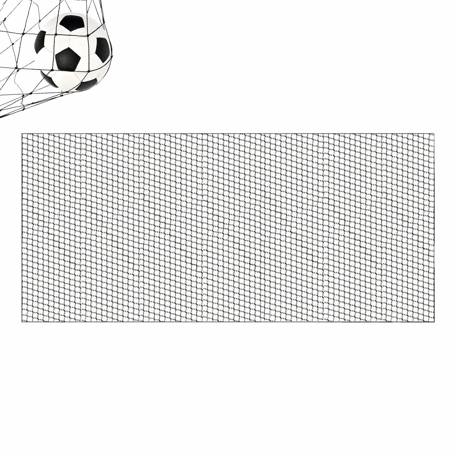 Red de Barrera para Fútbol | Barrera Protectora Deportiva de Nailon - Red de Parada para Jardín - Fútbol, Béisbol, Baloncesto, Tenis, Voleibol, Portería