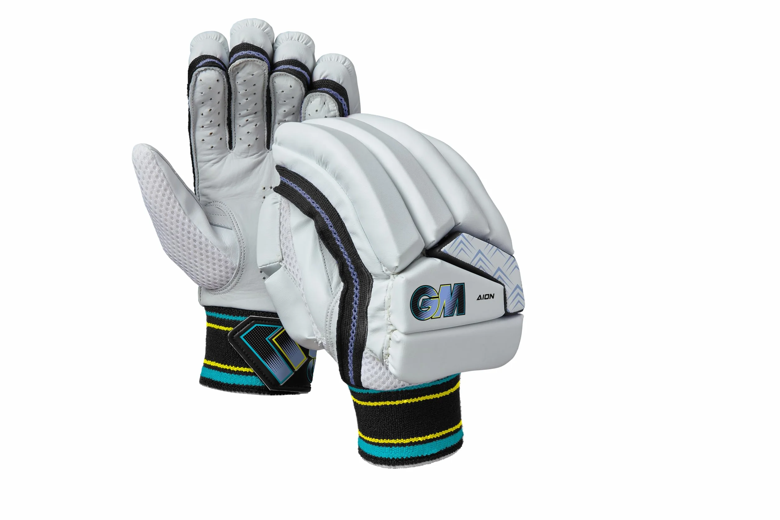 Gunn & Moore GM Aion Cricket Batting Gloves Calf Leather Palm 1 Pair
