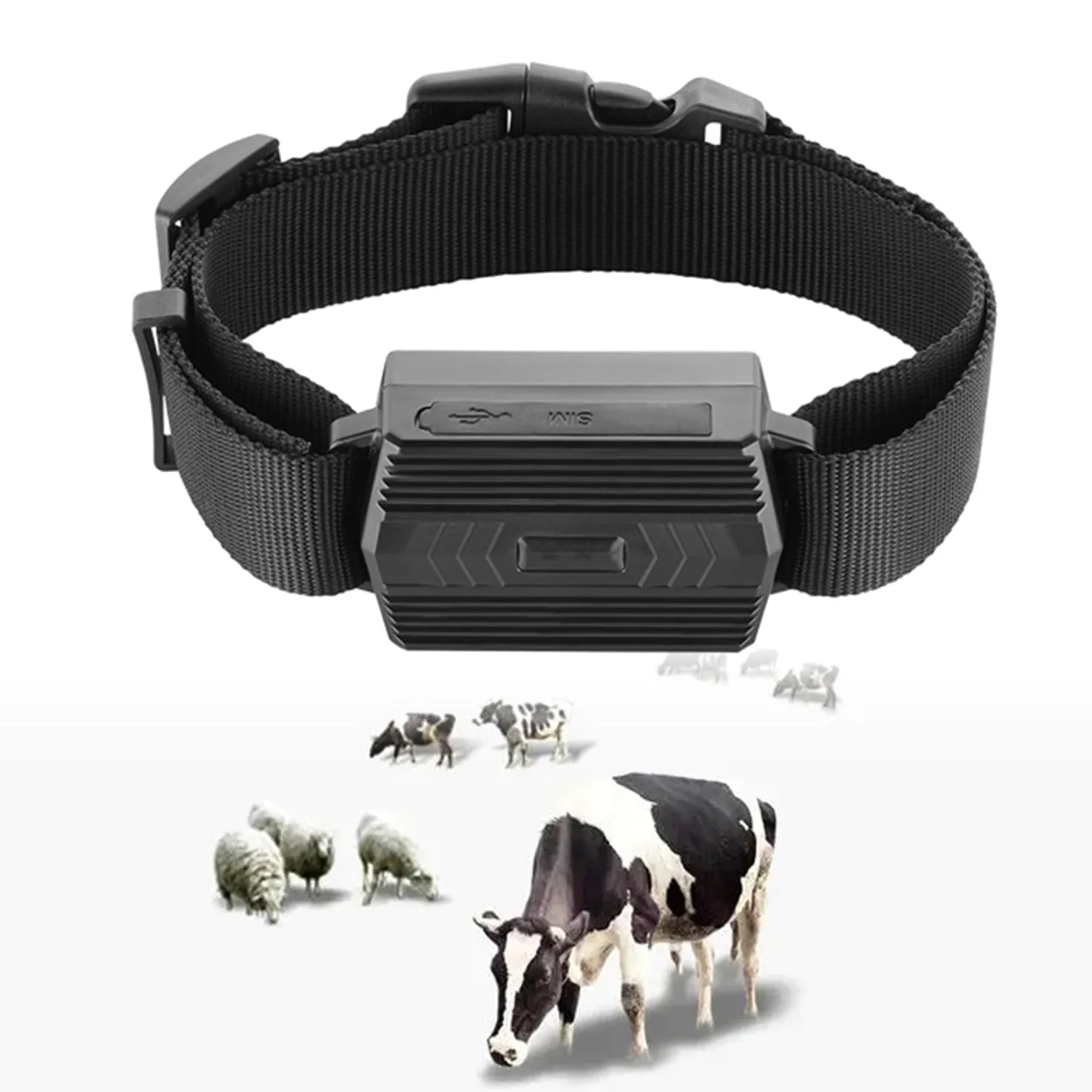 Rastreador GPS para animales, localización en tiempo real y monitoreo de velocidad, alertas móviles de sobrevelocidad para la seguridad del ganado