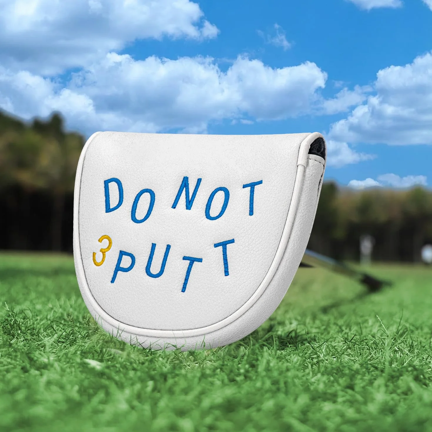 Funda de Putter de Golf de Cuero PU con Cierre Magnético