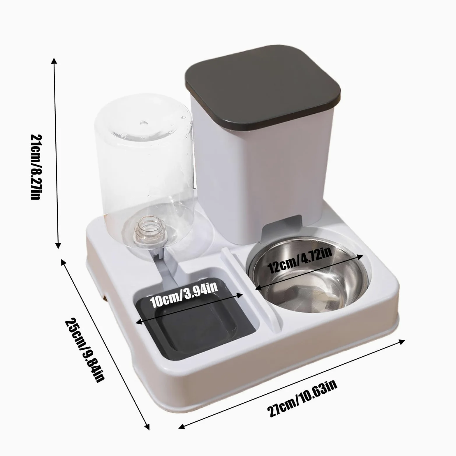 Comedero para Mascotas, Sistema de Cuenco extraíble con diseño Antideslizante | Comida portátil for Gatos