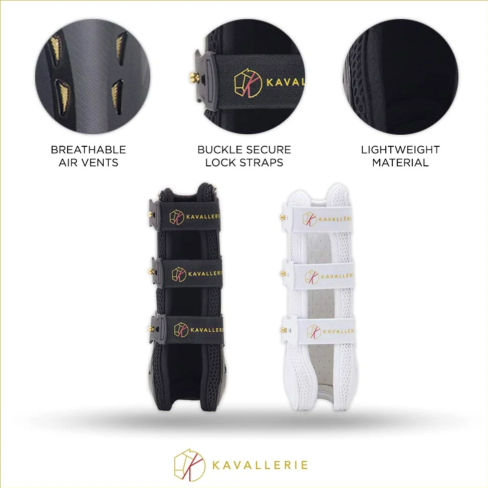 Kavallerie Pro-K - Botas de tendón de malla de aire 3D, protección contra impactos con carcasa exterior anatómica, material perforado por aire con forro suave y transpirable, botas de salto flexibles