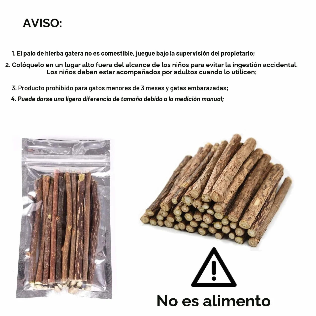 Juguete Gato,Palitos Masticables Matatabi para Gatos,Juguete para morder para Gatos Natural Matatabi Dental,Paquete de 30 Unidades