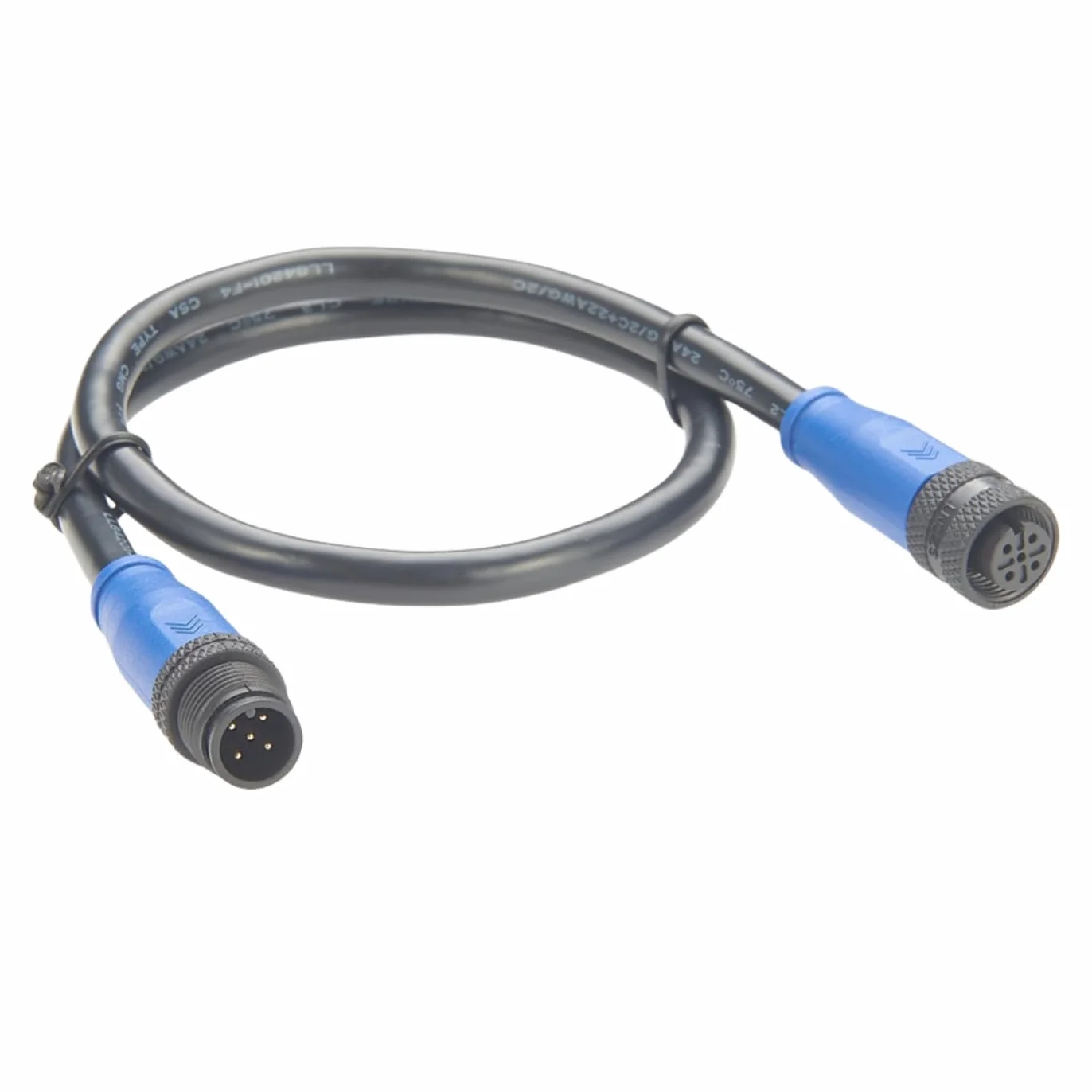 NMEA 2000 N2K Cable de caída IP67 Micro-cambio M12 A código 5 pines macho a hembra para Garmin Lowrance Simrad B&G
