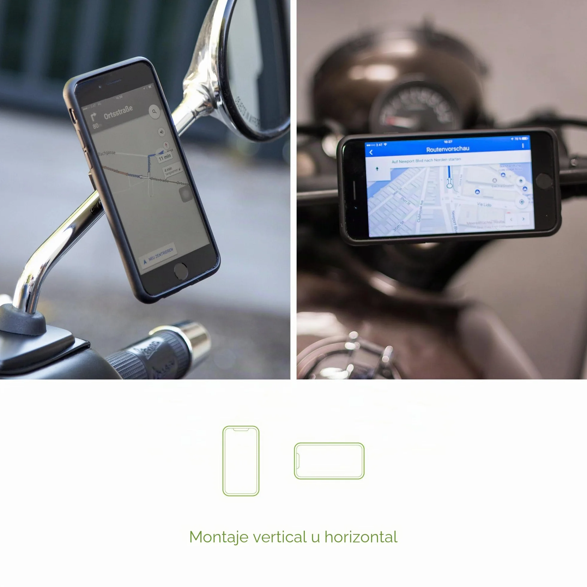 SP Connect SPC+ Abrazadera Universal Paquete Motor Scooter
