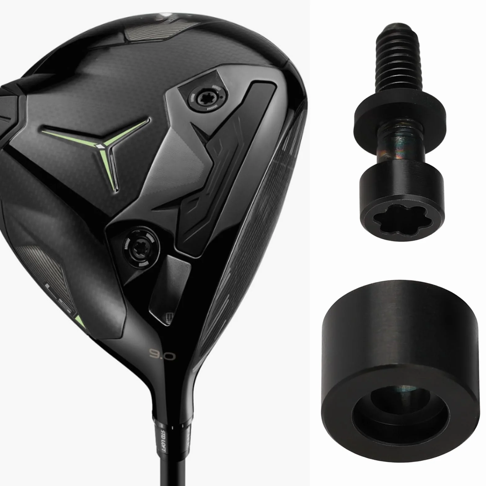 Peso de Golf de 16 G Compatible con Taylormade Qi35 LS Qi35 Designer Black
