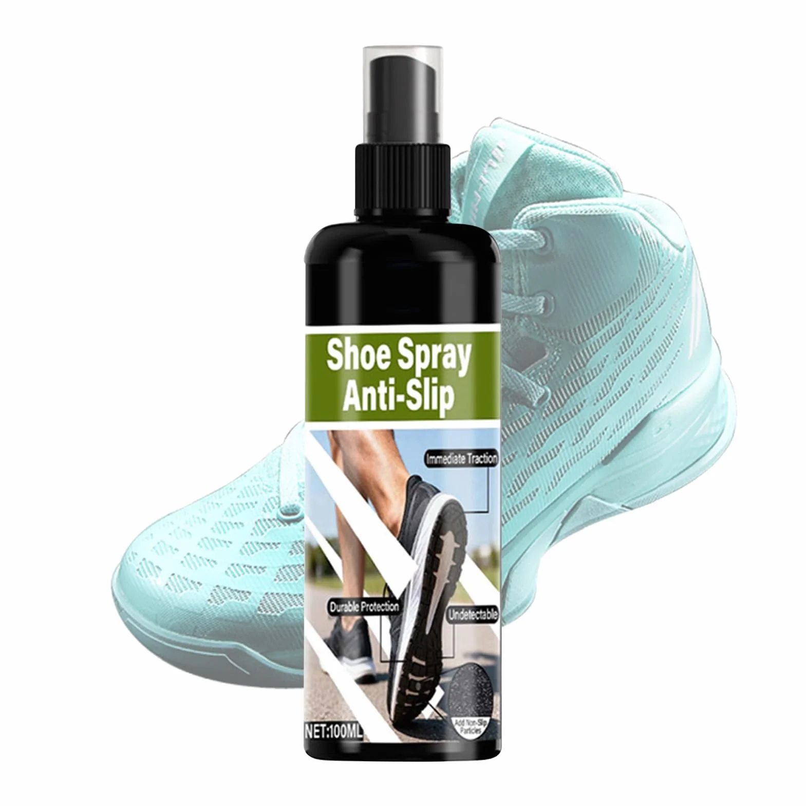 Grip Spray do Butów Koszykarskich 100ml - Szybkoschnący, Bez Klejenia, Sprzęt Treningowy