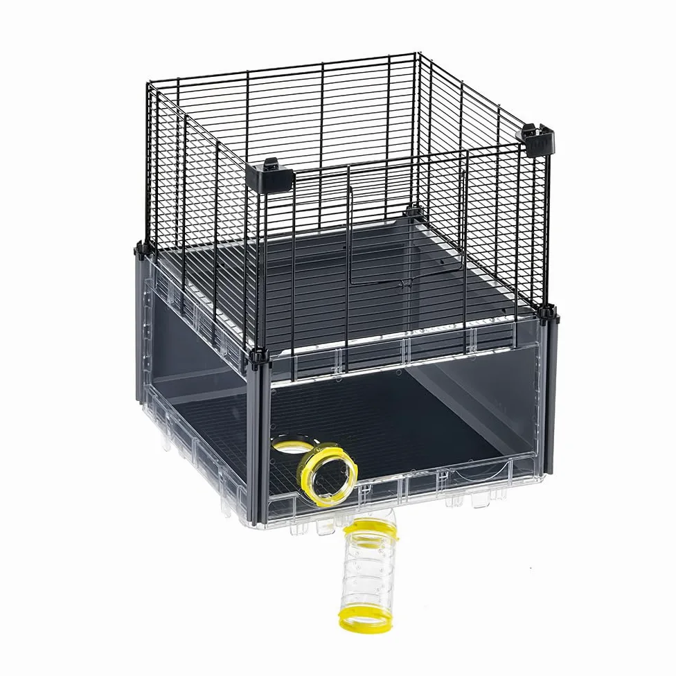 Ferplast Extensión de Jaula Hamster, Jaula Ratón, MULTIPLA Hamster, Techo, Metal y Plástico Reciclado
