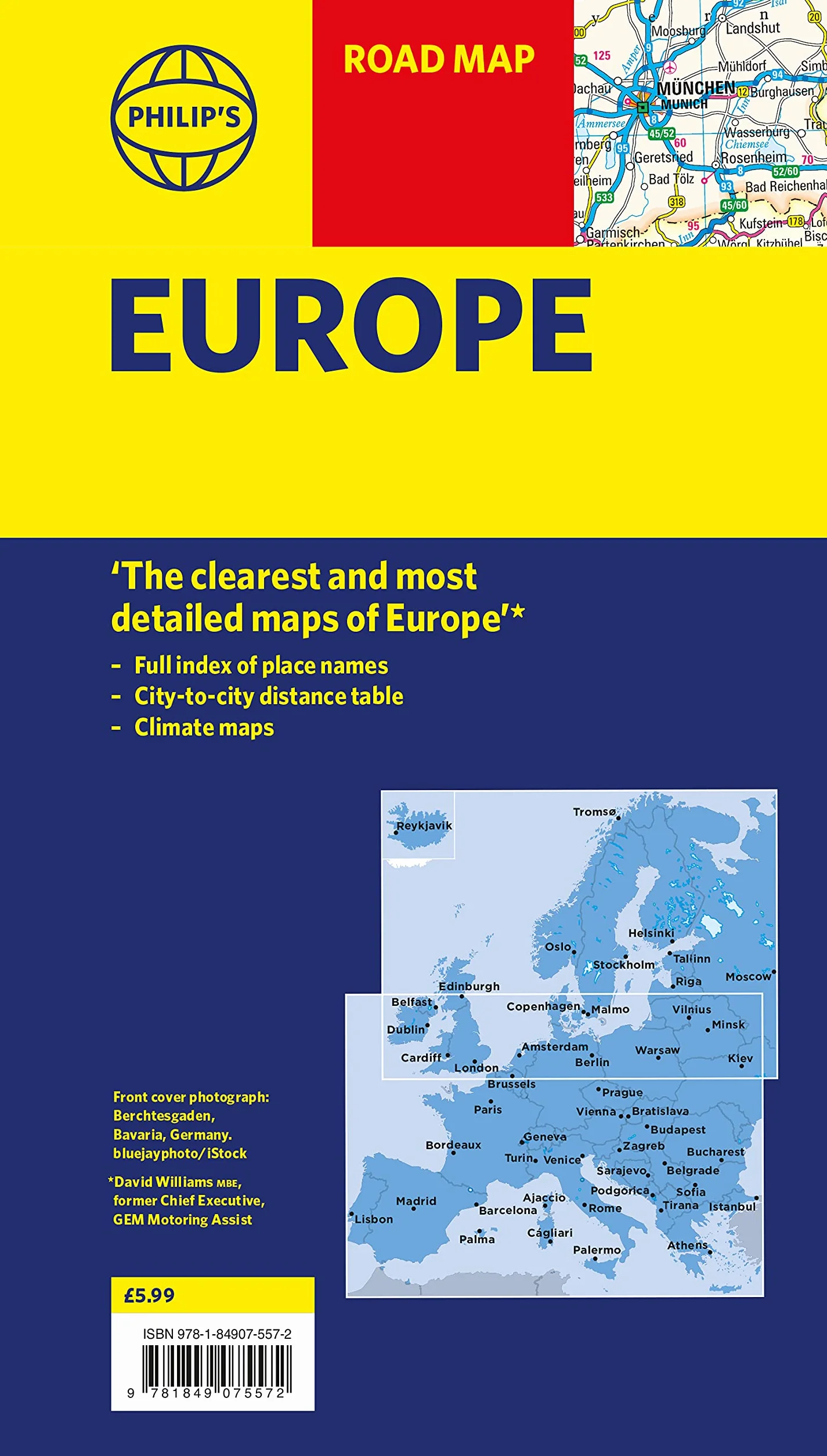 Philip's Europe Road Map