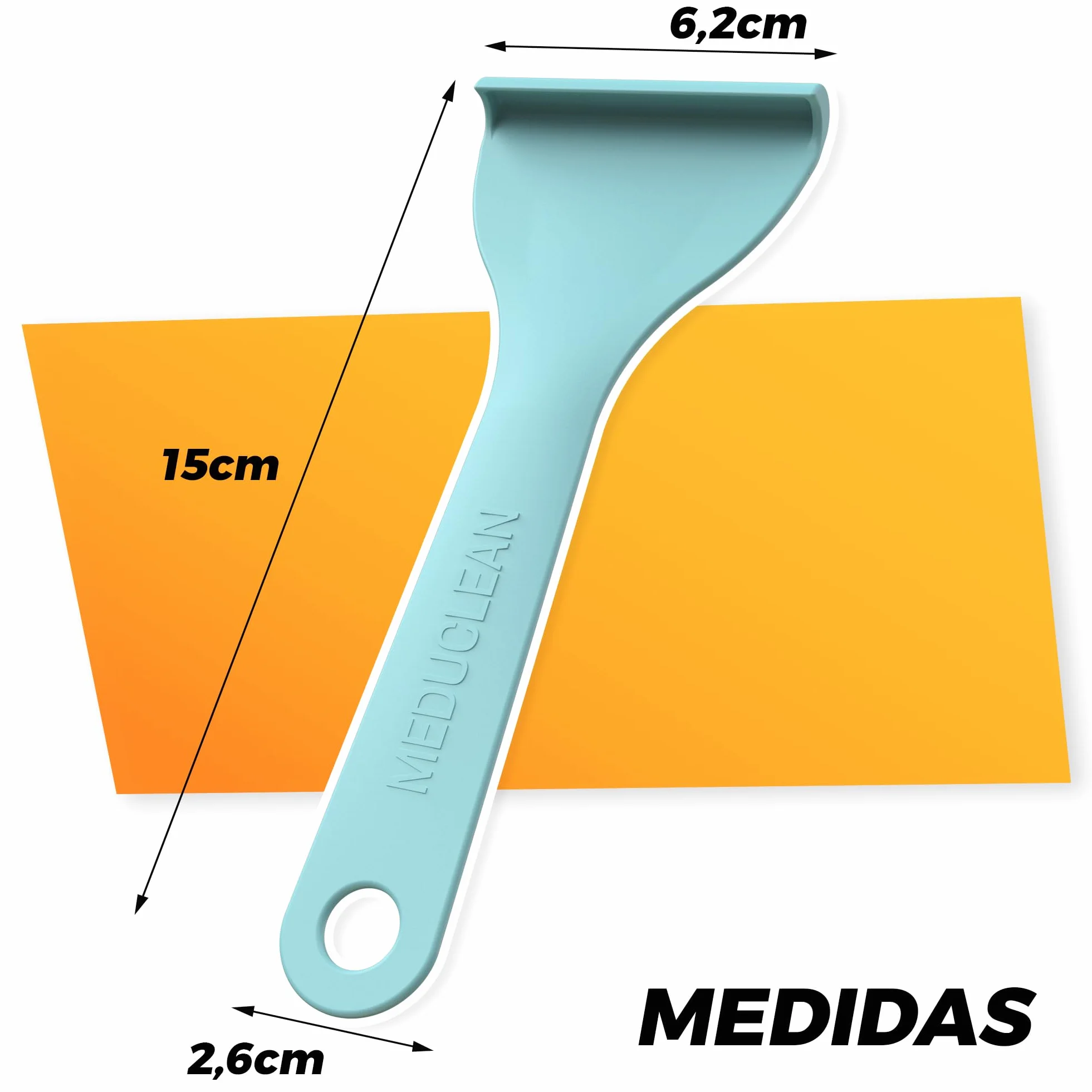 Meduclean - Alivio Picaduras de Medusa – Dispositivo para Retirar Filamentos Urticantes – Rápido y Natural – Sin Químicos – Seguro para Niños y Adultos – Ideal para Playa y Actividades Acuáticas (1)