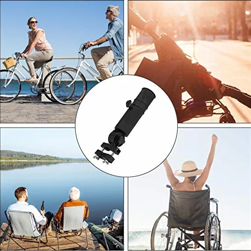 Soporte Paraguas Golf Ajustable Universal para Carro de Golf