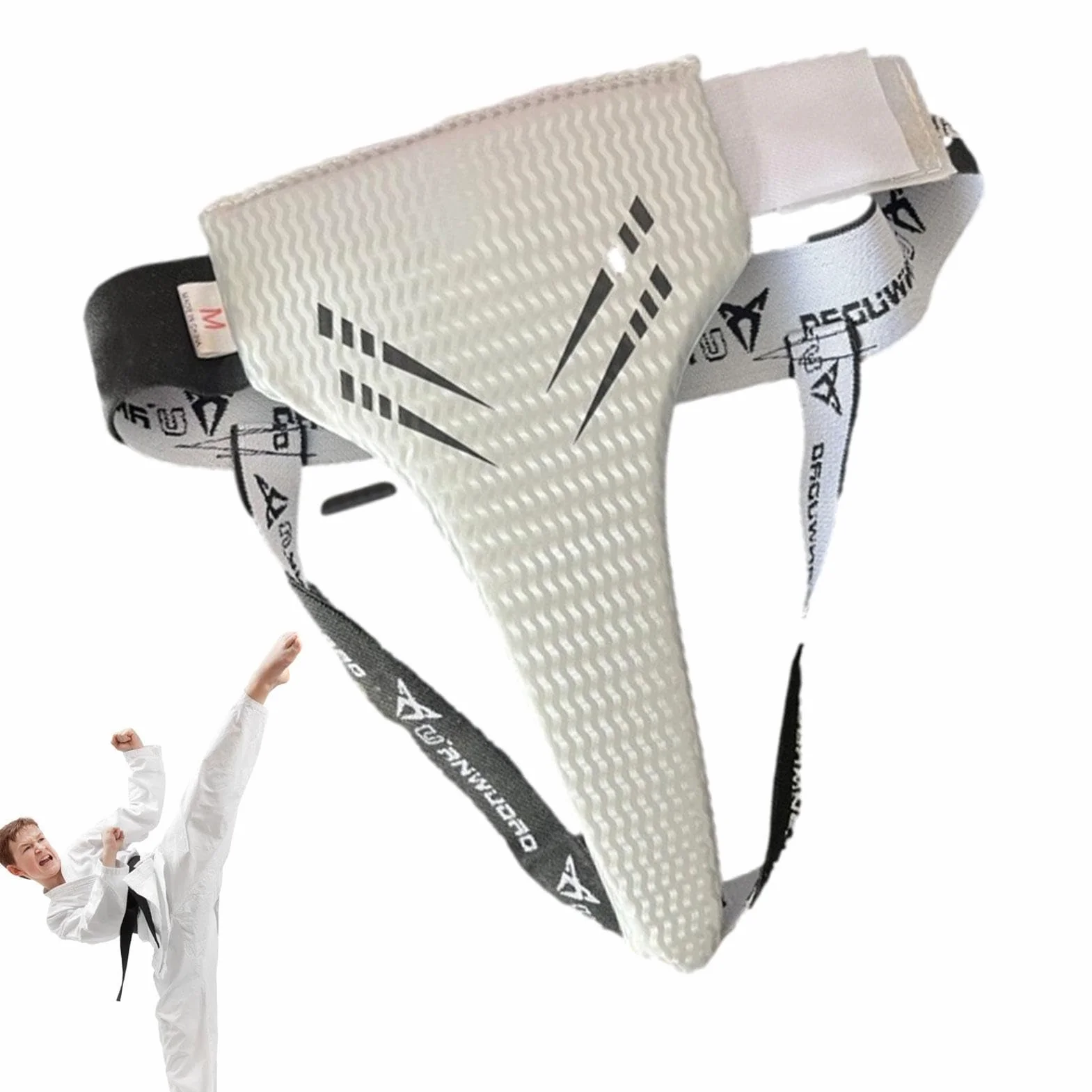 Suspensorio Abdo Protector Inguinal para Boxeo Karate Taekwondo Kickboxing