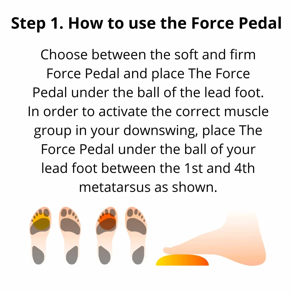 The Force Pedal Mini - Ayuda al Entrenamiento - 2 Pedales