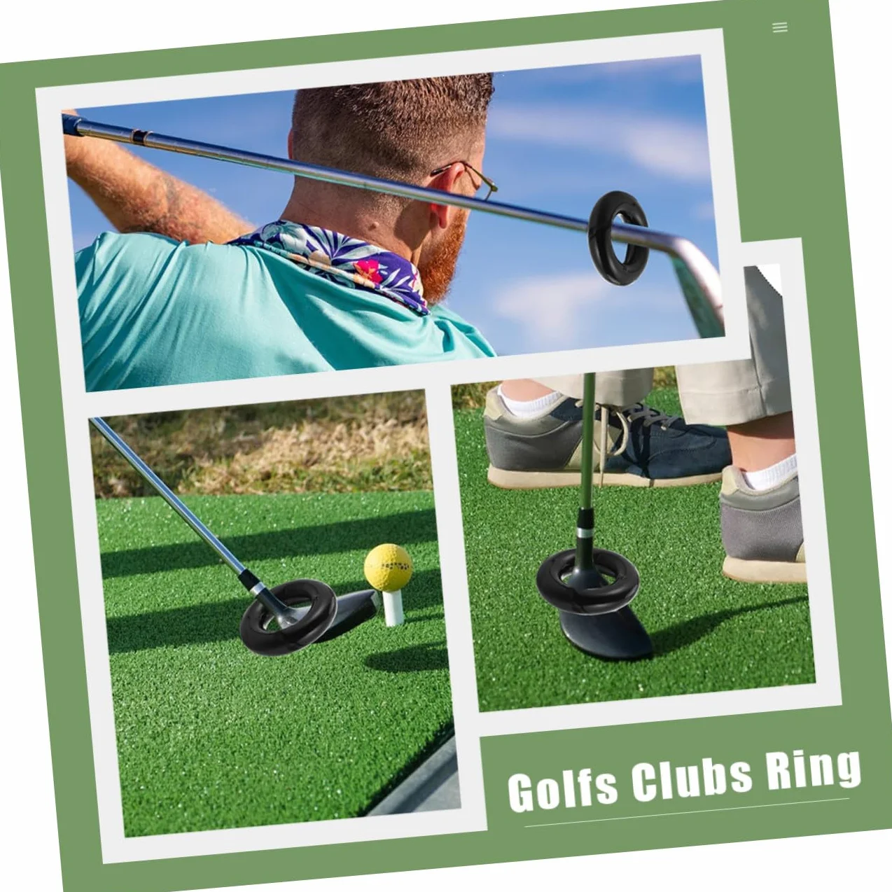 Toyvian Anillos de Peso Redondos para Palos de Golf en Hierro, 2 Piezas
