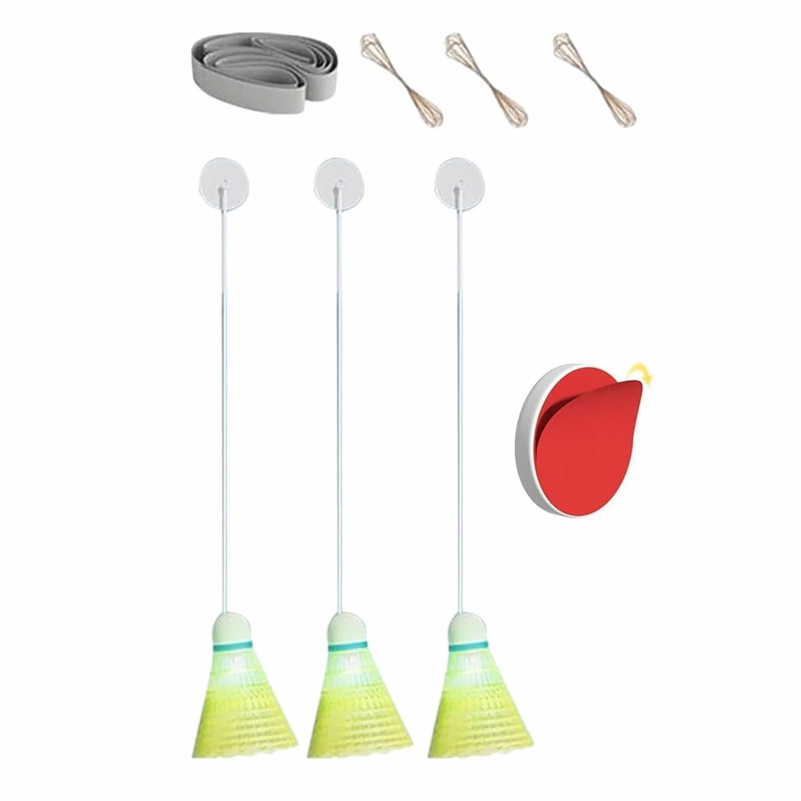 Entrenador De Rebote De Bádminton, Juego De Entrenamiento Individual Para Interiores