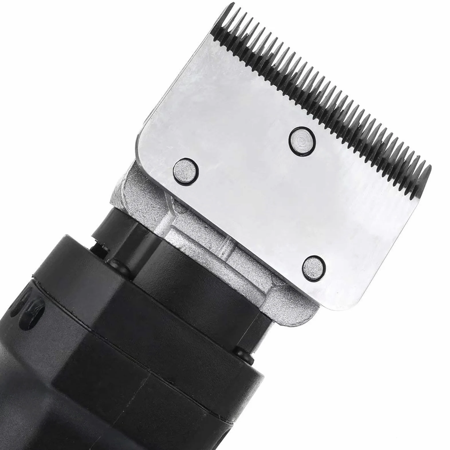 Cortadora Eléctrica para Caballos 690W Cortadora Profesional para Caballos con Ajuste de 6 Velocidades Ancho de Cuchilla 75 mm 2400 rpm Esquiladora Eléctrica para Ganado para Llamas Vacas Red