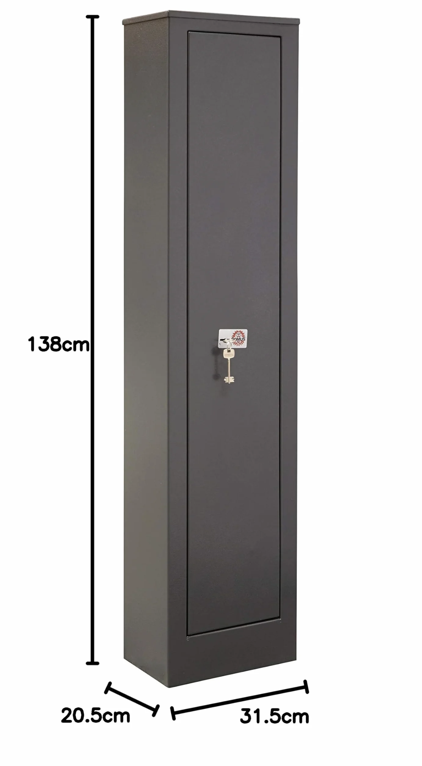 ARREGUI Braco ARM050 Armero de Acero para 5 Escopetas con Cajón Interior