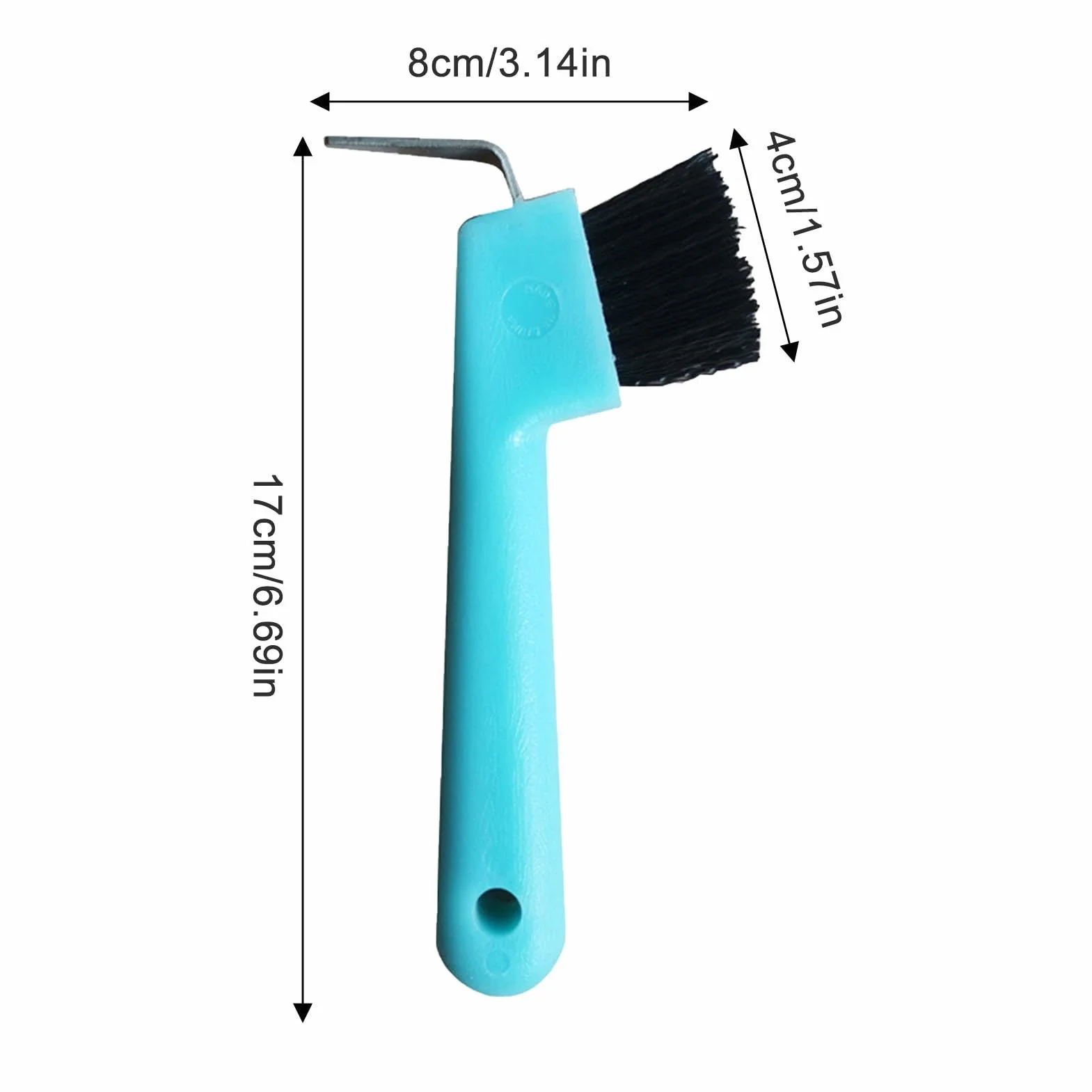 Selección De Pezuñas De Caballo - Cepillos Y Pulidor De Pezuñas De Caballo 2 En 1 | Púa De Pezuña Colorida Con Mango Ergonómico Para Suministros De Limpieza Y Aseo De Caballos Para Niños Y Niñas