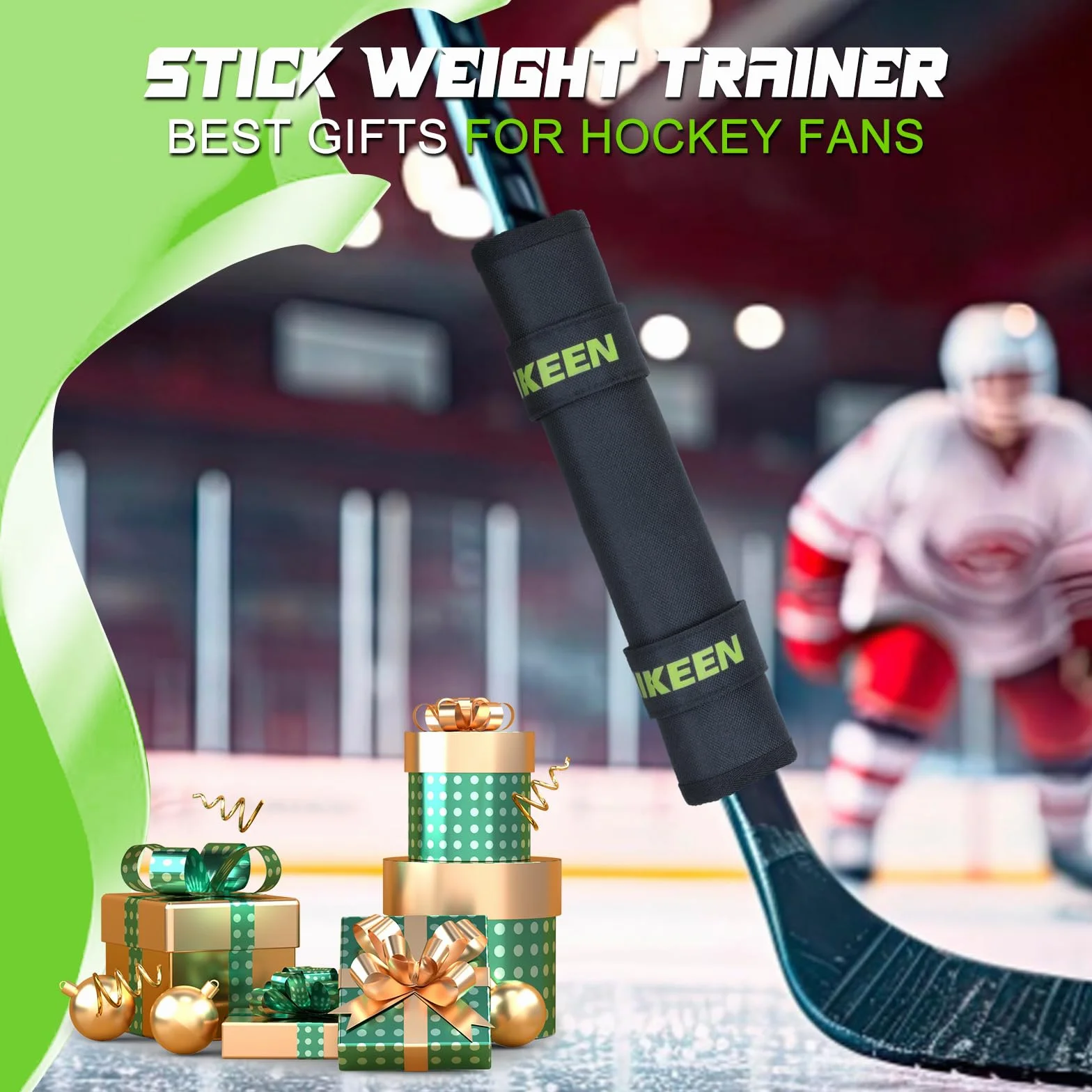 BOOSTEADY Peso Profesional para Palo de Hockey, Ajustable 4-16 Onzas, Entrenamiento Antideslizante