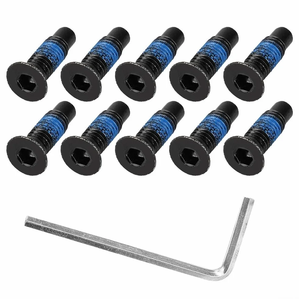 Kit de tornillos de montaje para scooter eléctrico Ninebot Max G30 ES1 ES2 ES4 F, pernos de acero inoxidable, 10 piezas